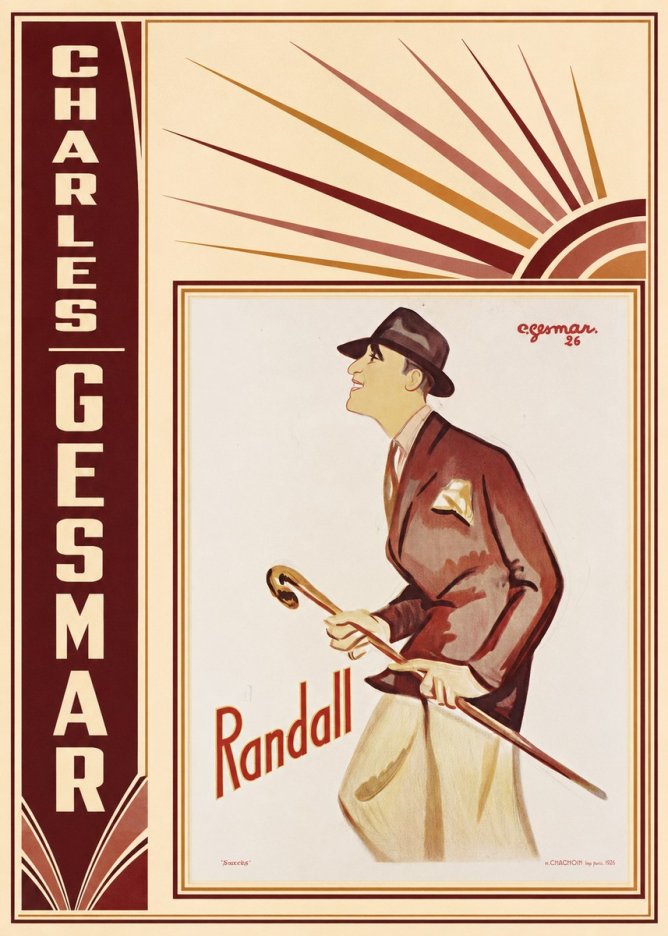 Charles Gesmar Randall II No3 - Poster