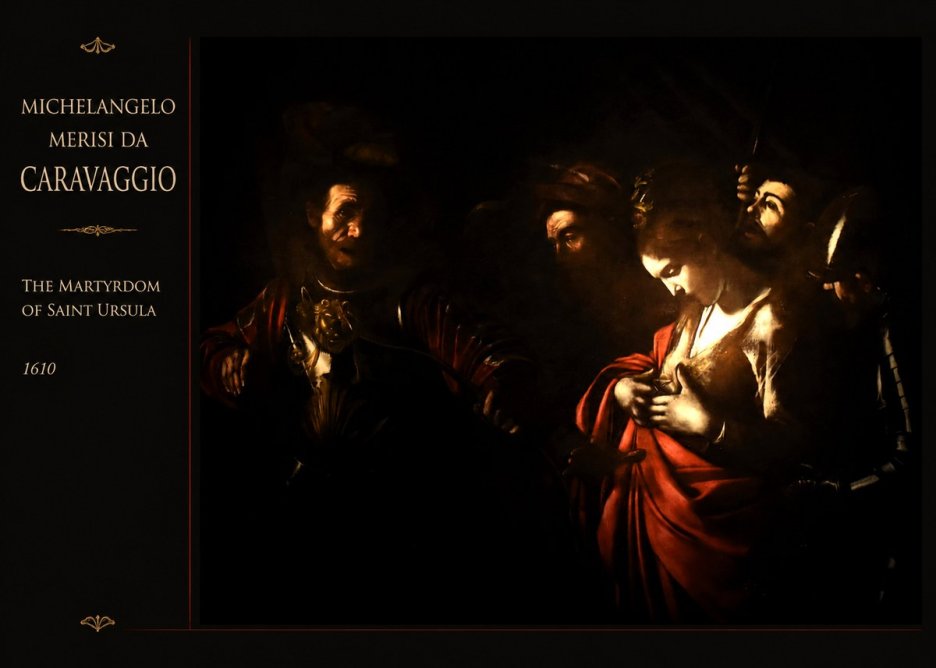 Michelangelo Merisi da Caravaggio The Martyrdom of Saint Ursula No3 - Poster