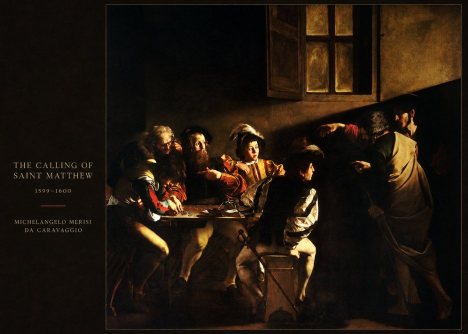 Michelangelo Merisi da Caravaggio The Calling of Saint Matthew I No5 - Poster