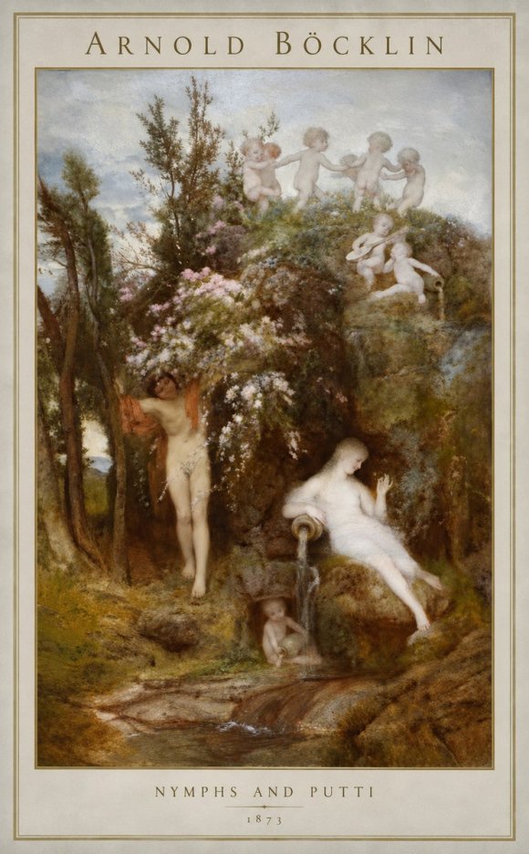 Arnold Böcklin Springtime No3 - Poster