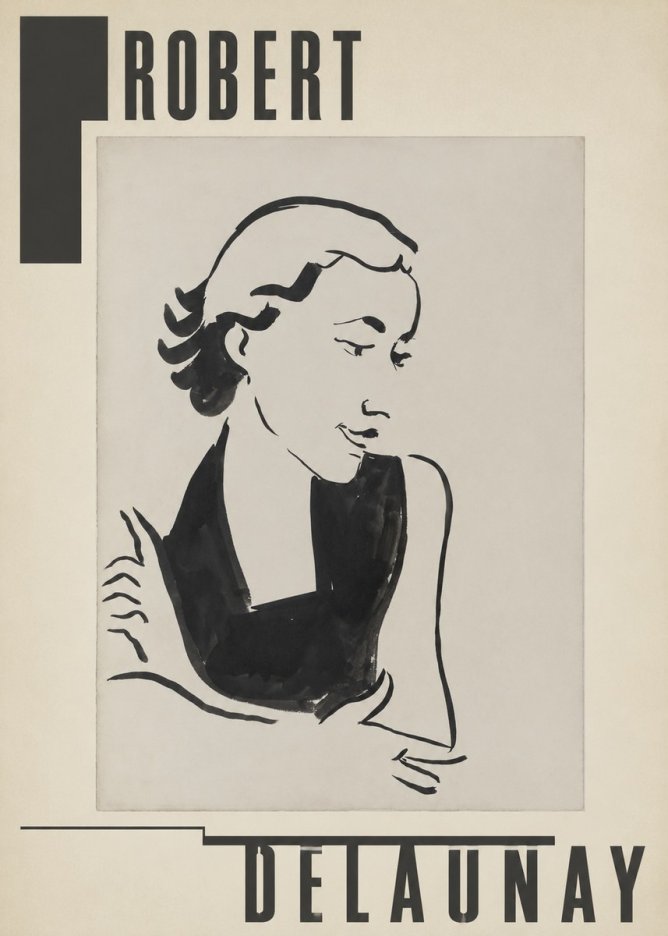 Robert Delaunay Figure Study No3 - Poster