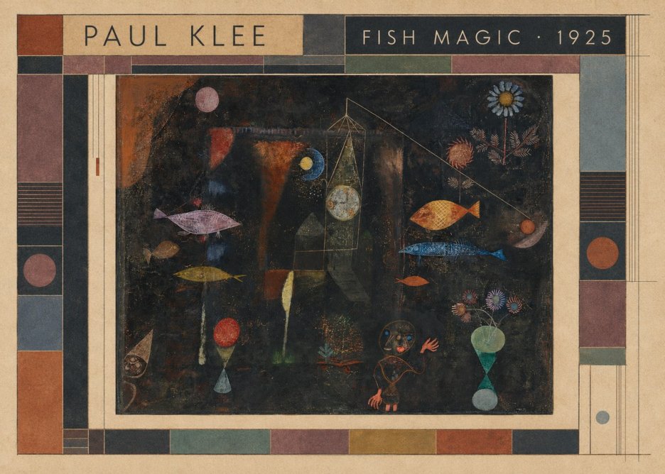 Paul Klee Fish Magic I No4 - Poster