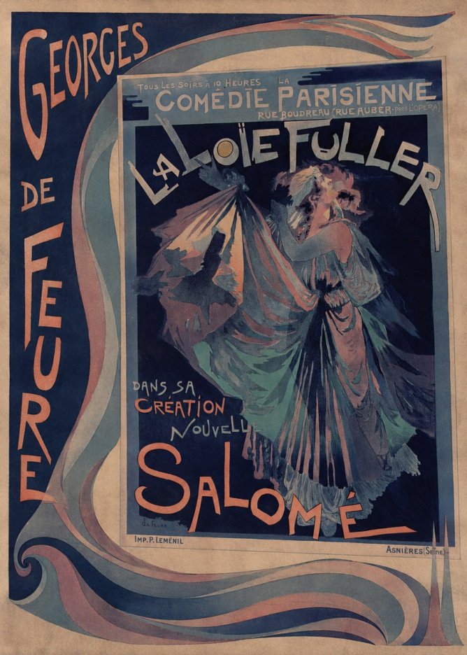 Georges de Feure La Loïe Fuller - Salomé II No2 - Poster