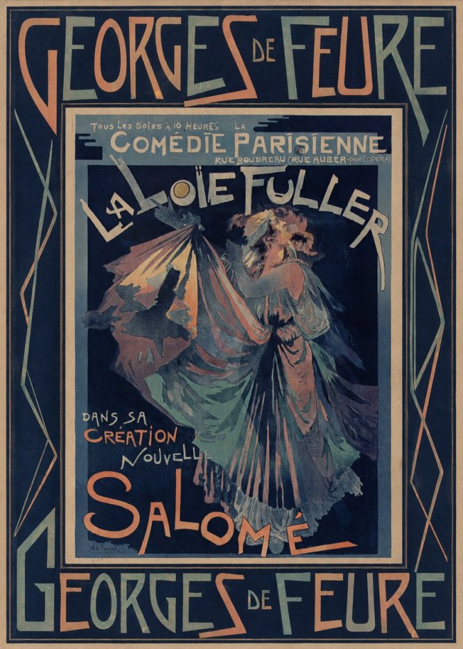 Georges de Feure La Loïe Fuller - Salomé II No5 - Poster
