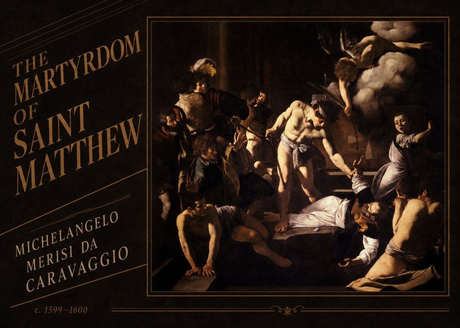 Michelangelo Merisi da Caravaggio The Martyrdom of Saint Matthew No3 - Poster