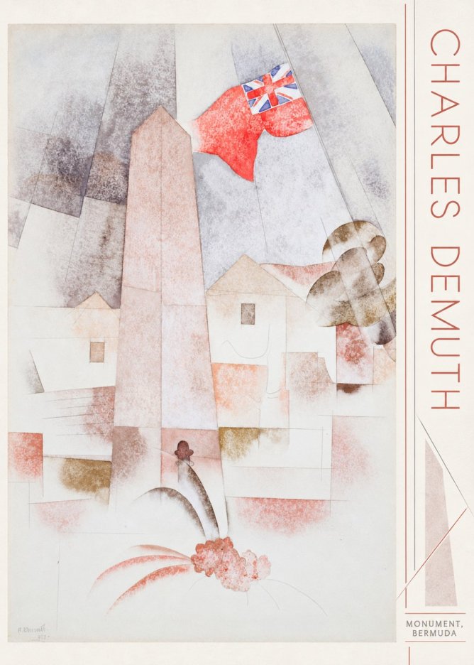 Charles Demuth Monument, Bermuda No2 - Poster