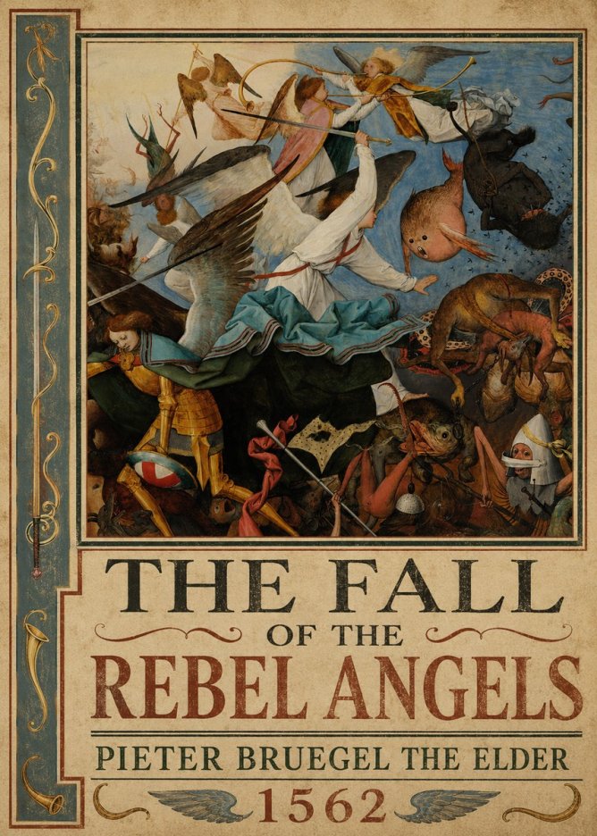 Pieter Bruegel The Fall of the Rebel Angels IV No2 - Poster