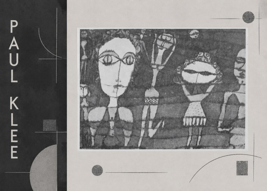 Paul Klee Specter of a Genius No4 - Poster