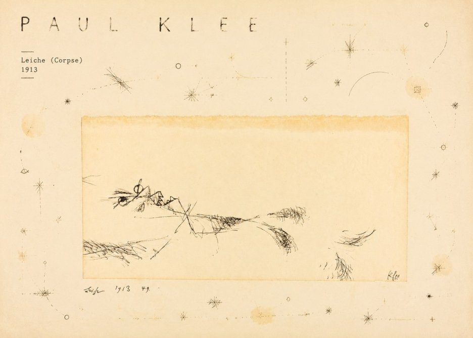 Paul Klee Leiche (Corpse) No4 - Poster
