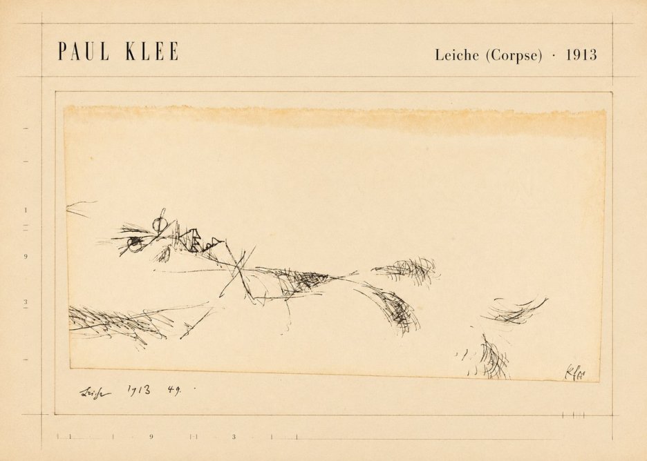 Paul Klee Leiche (Corpse) No5 - Poster
