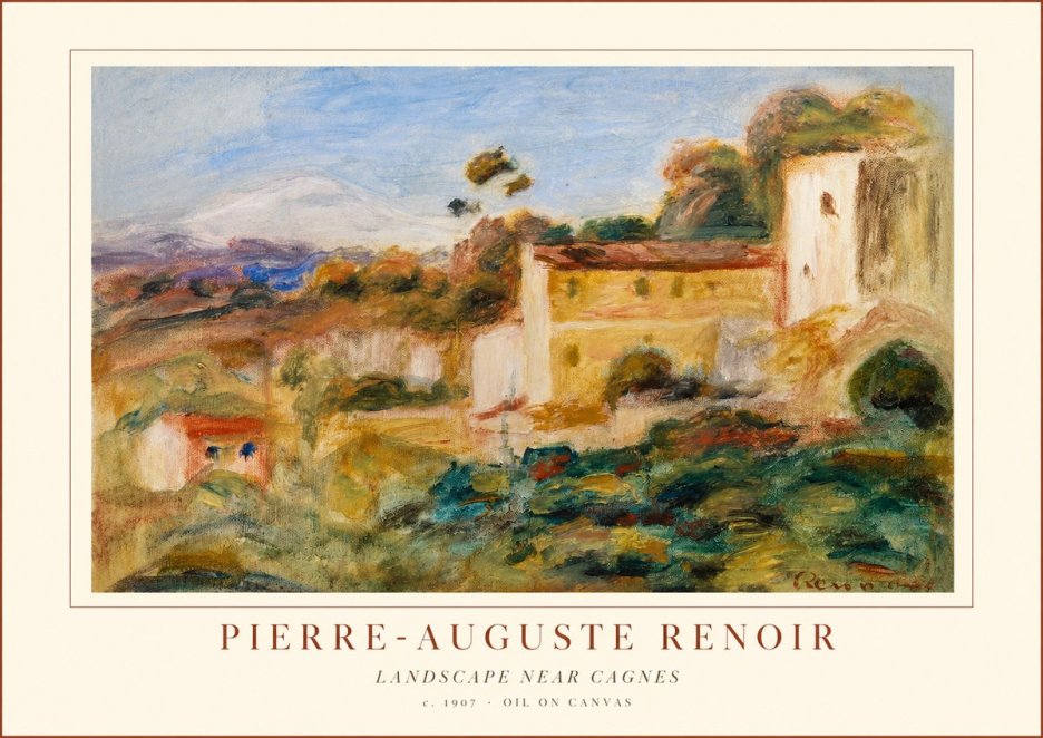 Renoir Landscape Near Cagnes II No1 - Poster