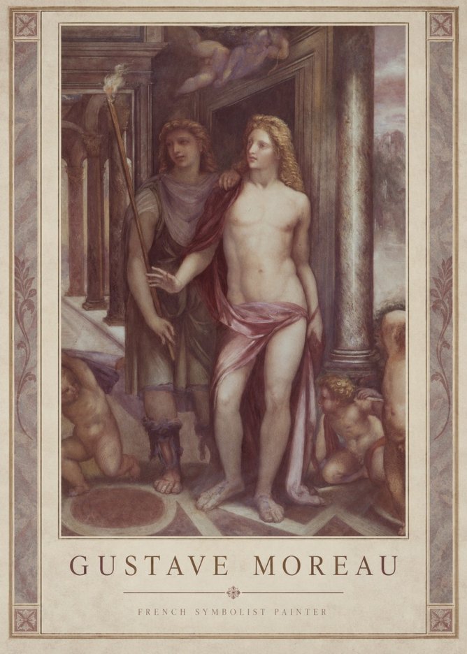 Gustave Moreau Youth No1 - Poster
