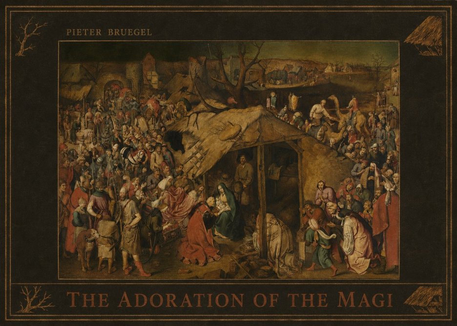 Pieter Bruegel The Adoration of the Magi No2 - Poster