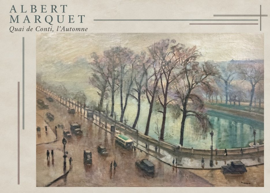 Albert Marquet Quai De Conti, L'automne No3 - Poster