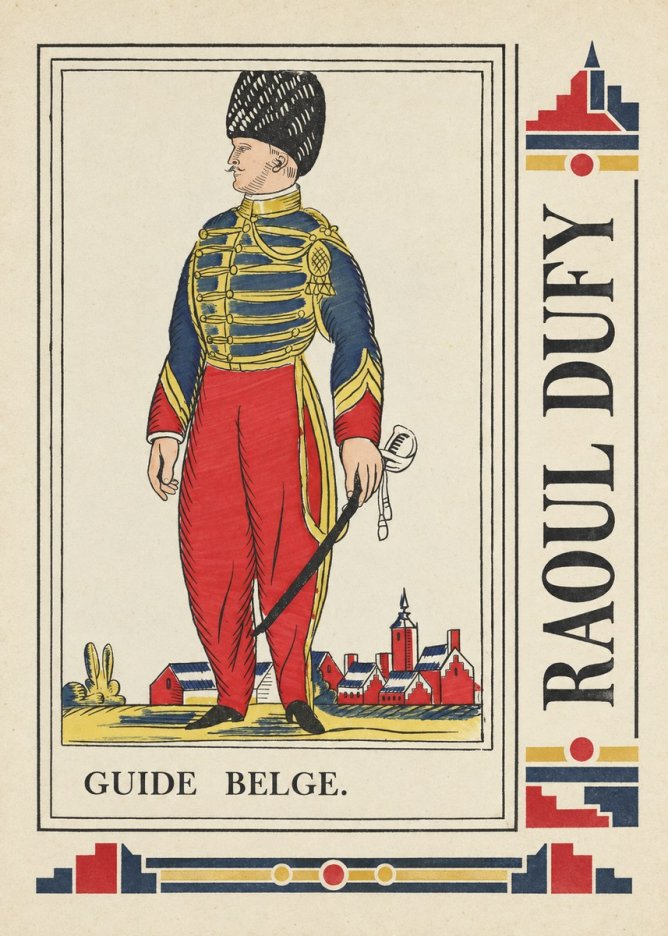 Raoul Dufy Guide Belge. No4 - Poster