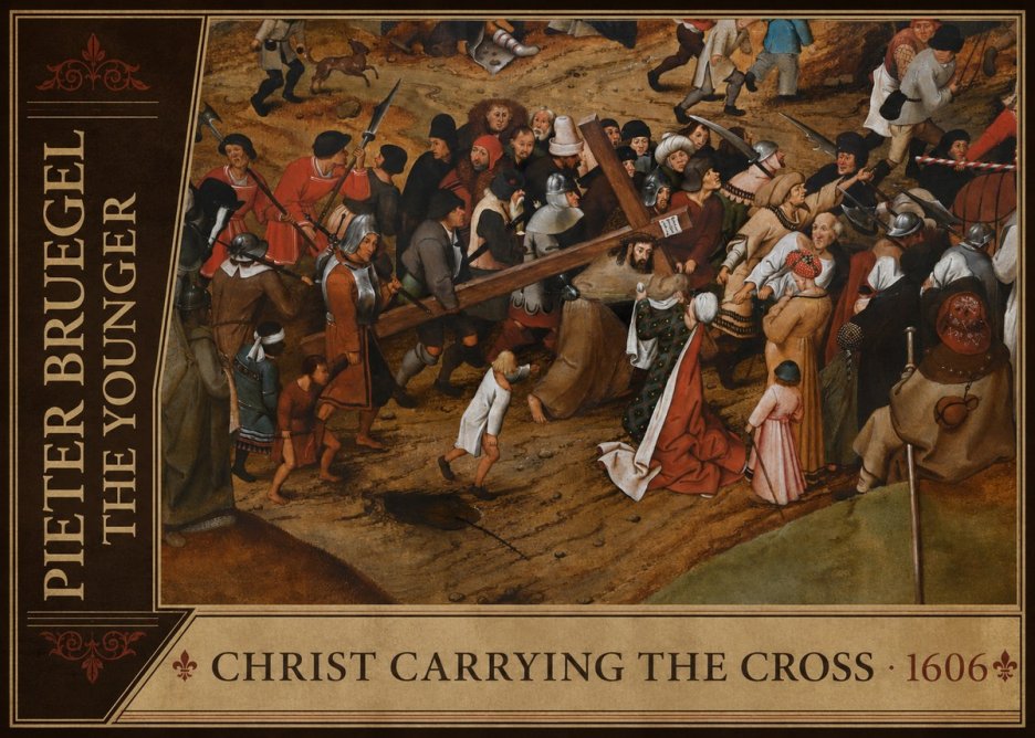 Pieter Bruegel Christ Carrying the Cross II No2 - Poster