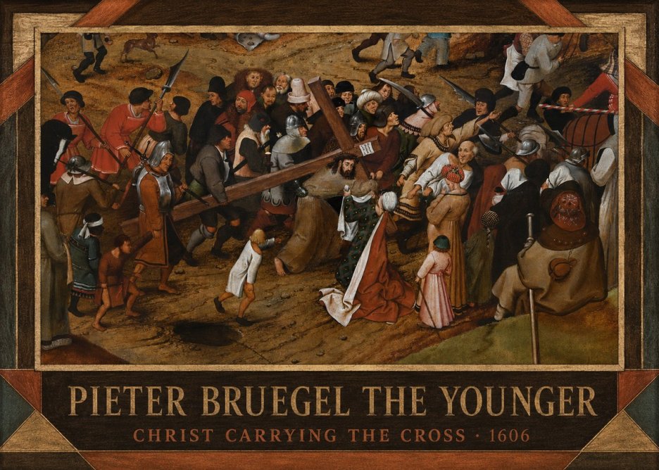 Pieter Bruegel Christ Carrying the Cross II No3 - Poster