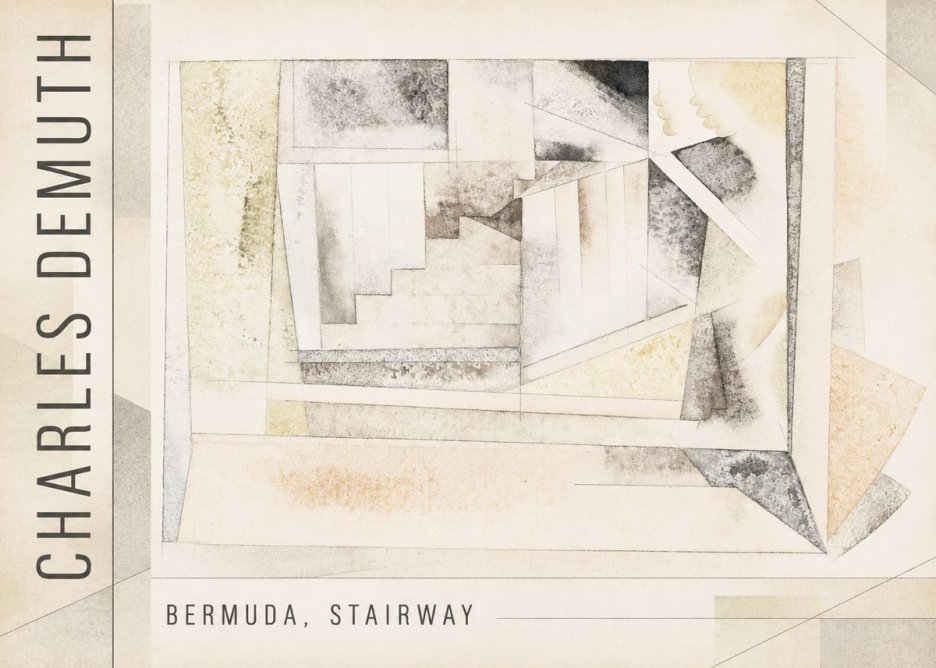Charles Demuth Bermuda, Stairway No2 - Poster