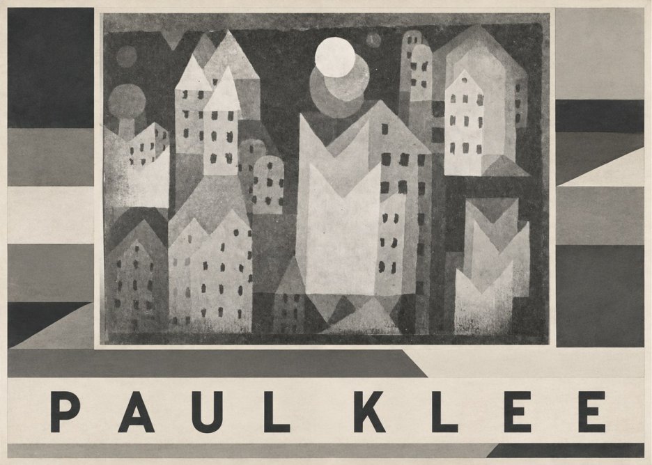 Paul Klee City of Churches No3 - Poster