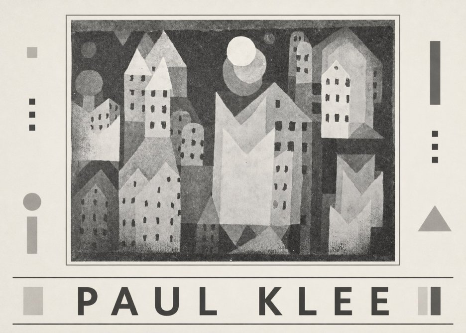 Paul Klee City of Churches No6 - Poster