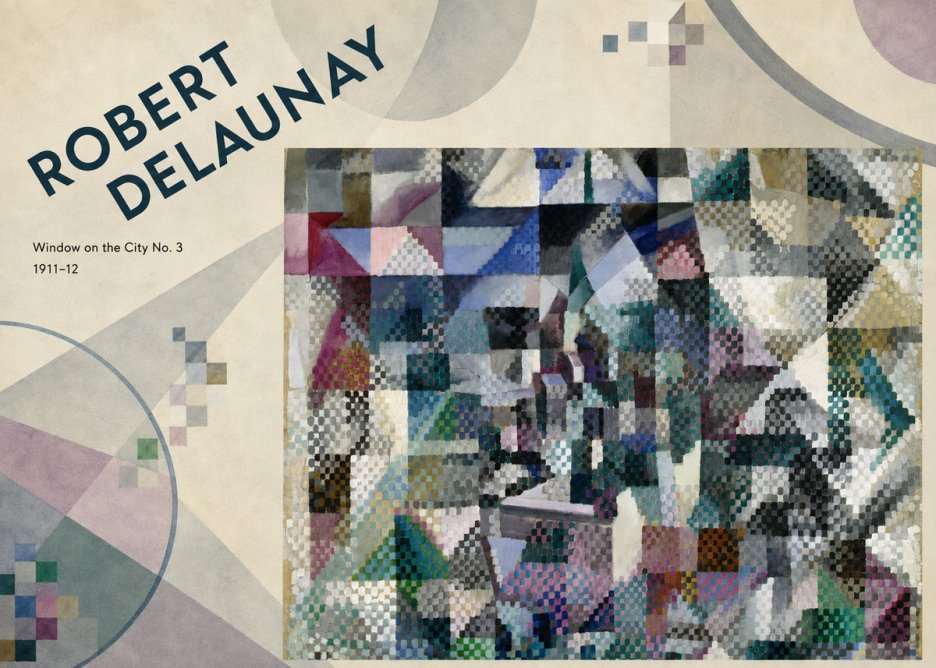 Robert Delaunay Window on the City No. 3 No3 - Poster