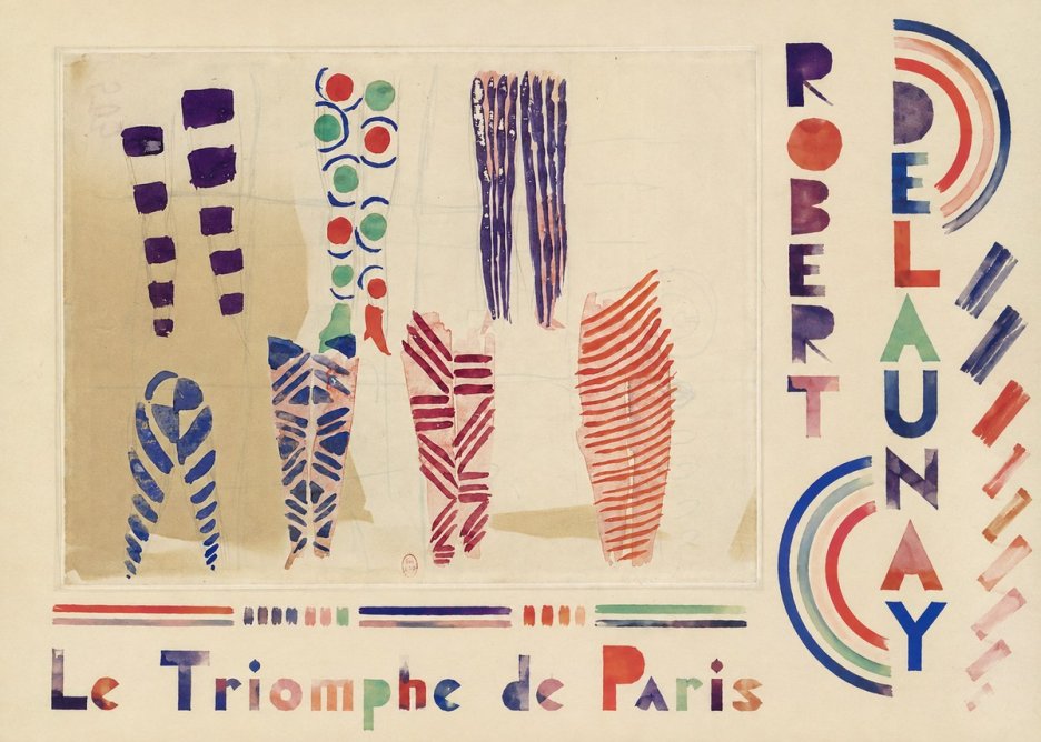 Robert Delaunay Le Triomphe De Paris IV No5 - Poster