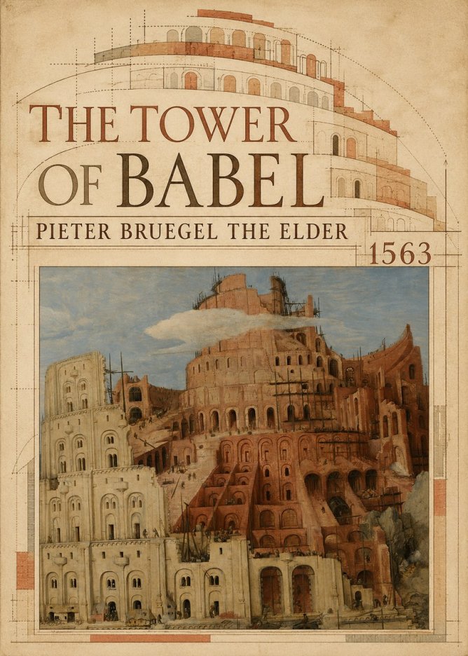 Pieter Bruegel The Tower of Babel XIII No5 - Poster