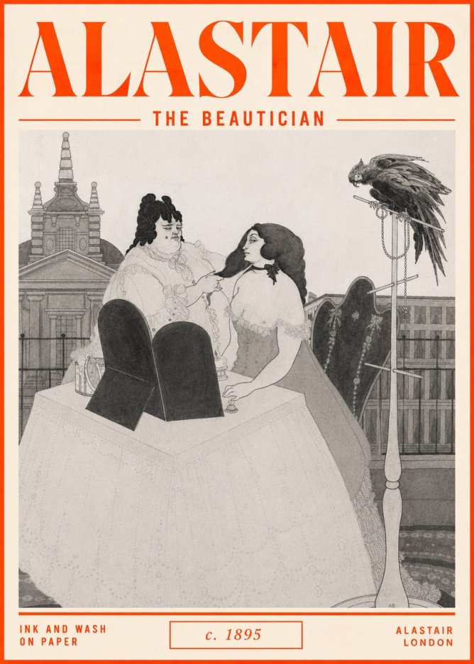 Alastair The Beautician No2 - Poster