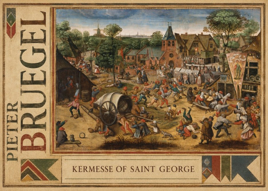 Pieter Bruegel Kermesse of Saint George No2 - Poster