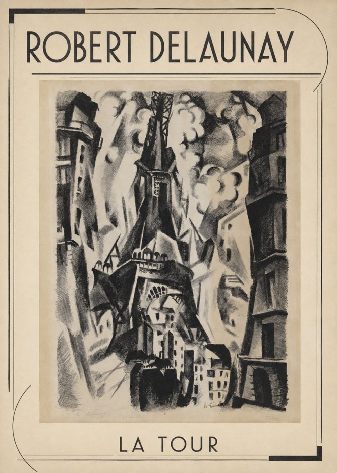 Robert Delaunay La Tour No1 - Poster