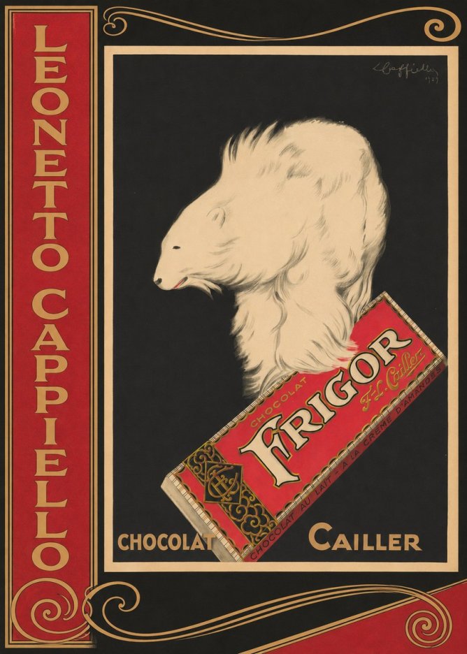 Leonetto Cappiello Chocolat Frigor No2 - Poster