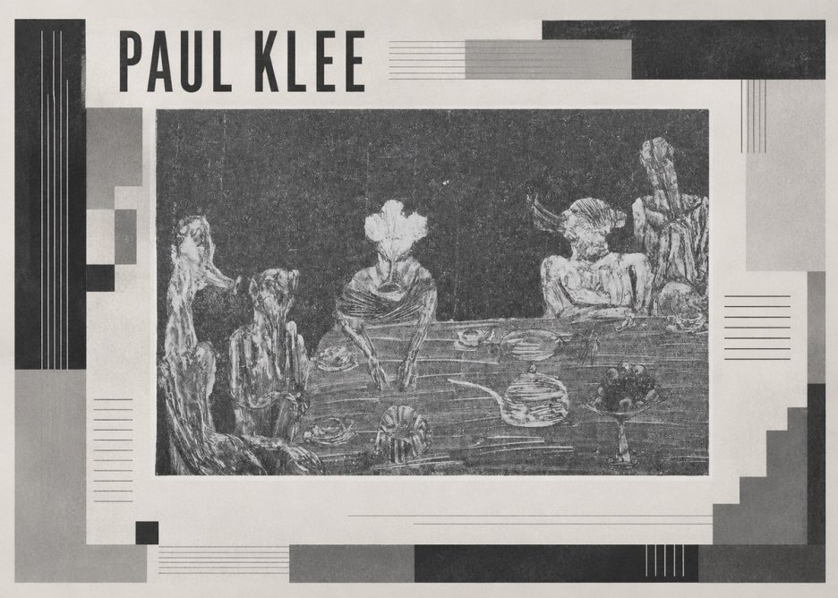 Paul Klee Die Mahlzeit No6 - Poster