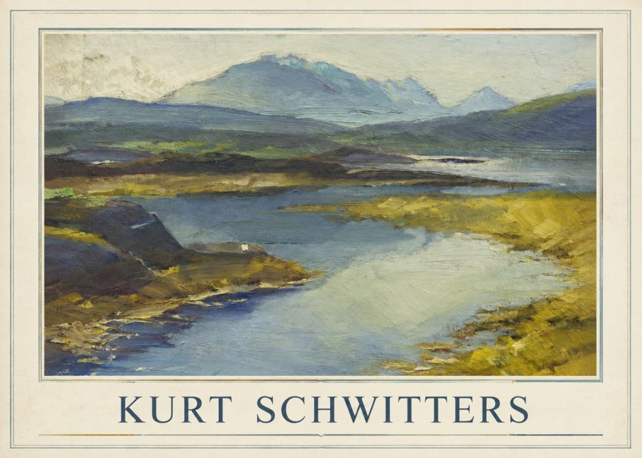 Kurt Schwitters Landschaft No1 - Poster