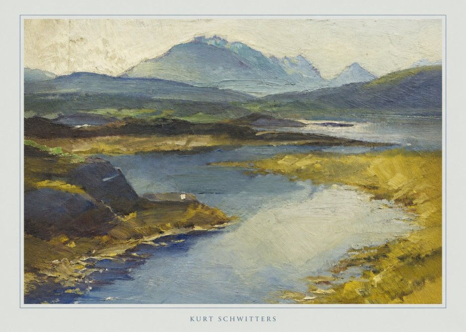 Kurt Schwitters Landschaft No6 - Poster