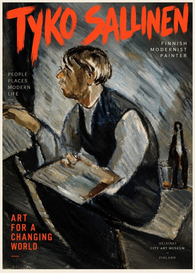 Tyko Sallinen The Artist at Work No2 - Poster