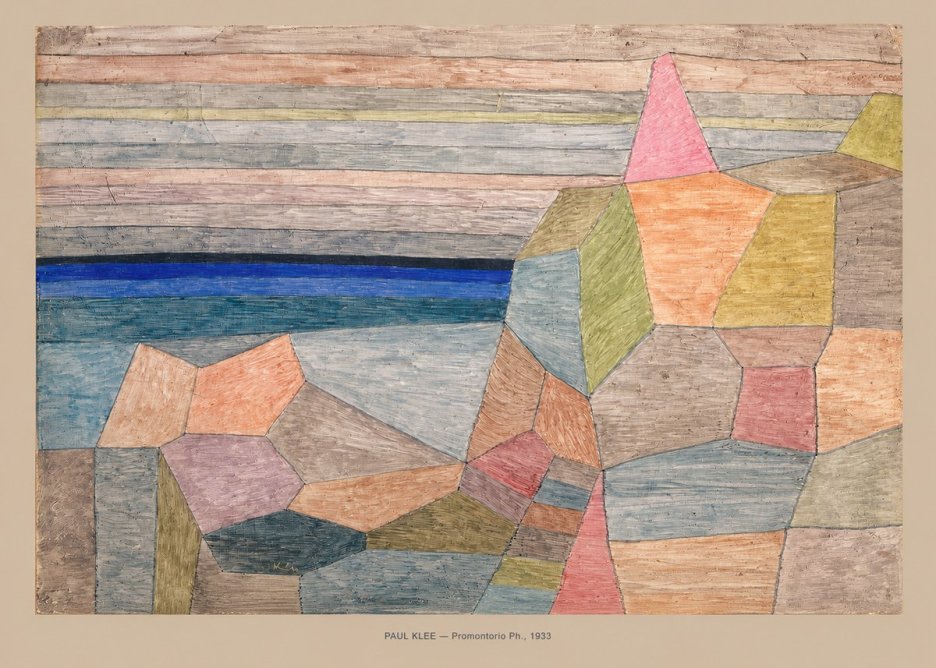 Paul Klee Promontorio Ph. No6 - Poster