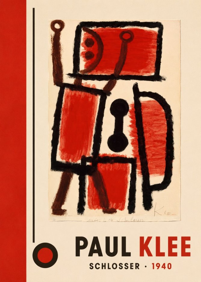 Paul Klee Schlosser No4 - Poster