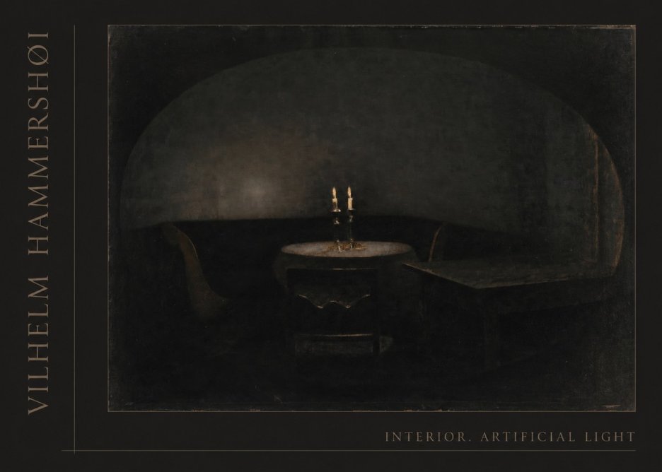 Vilhelm Hammershøi Interior. Artificial Light No2 - Poster