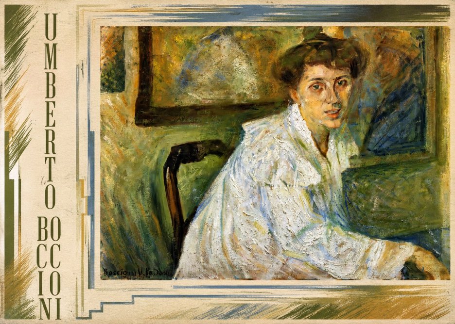 Umberto Boccioni Portrait of the Artist's Mother No4 - Poster