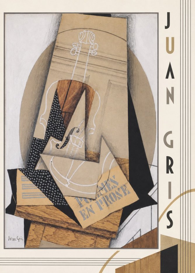 Juan Gris Poèmes En Prose No4 - Poster
