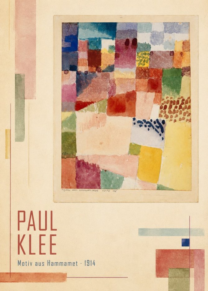 Paul Klee Motiv Aus Hammamet No2 - Poster