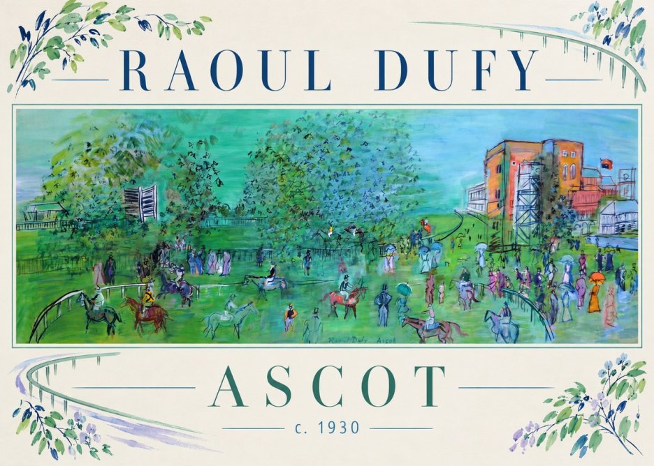Raoul Dufy Ascot C. 1930 I No3 - Poster