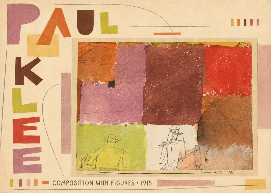 Paul Klee Composition with Figures II No5 - Poster