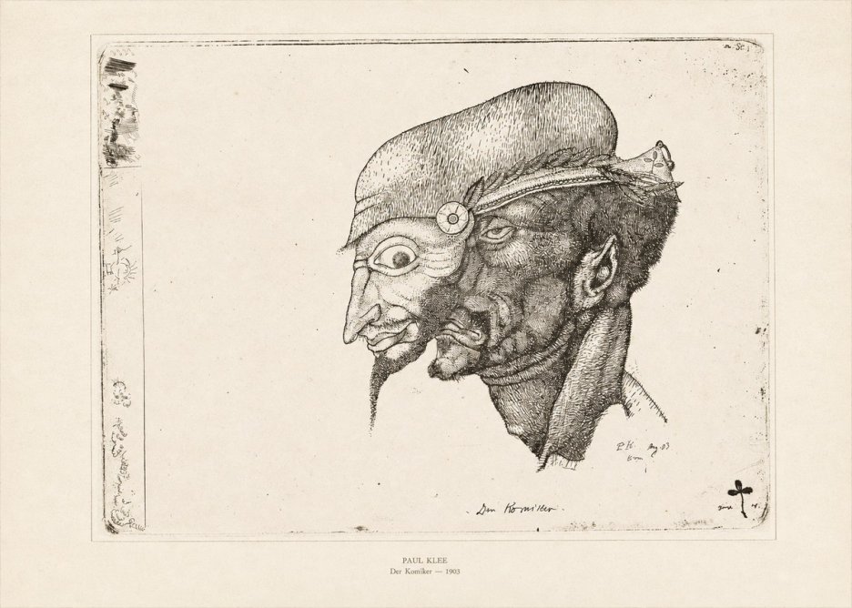 Paul Klee Der Komiker No6 - Poster