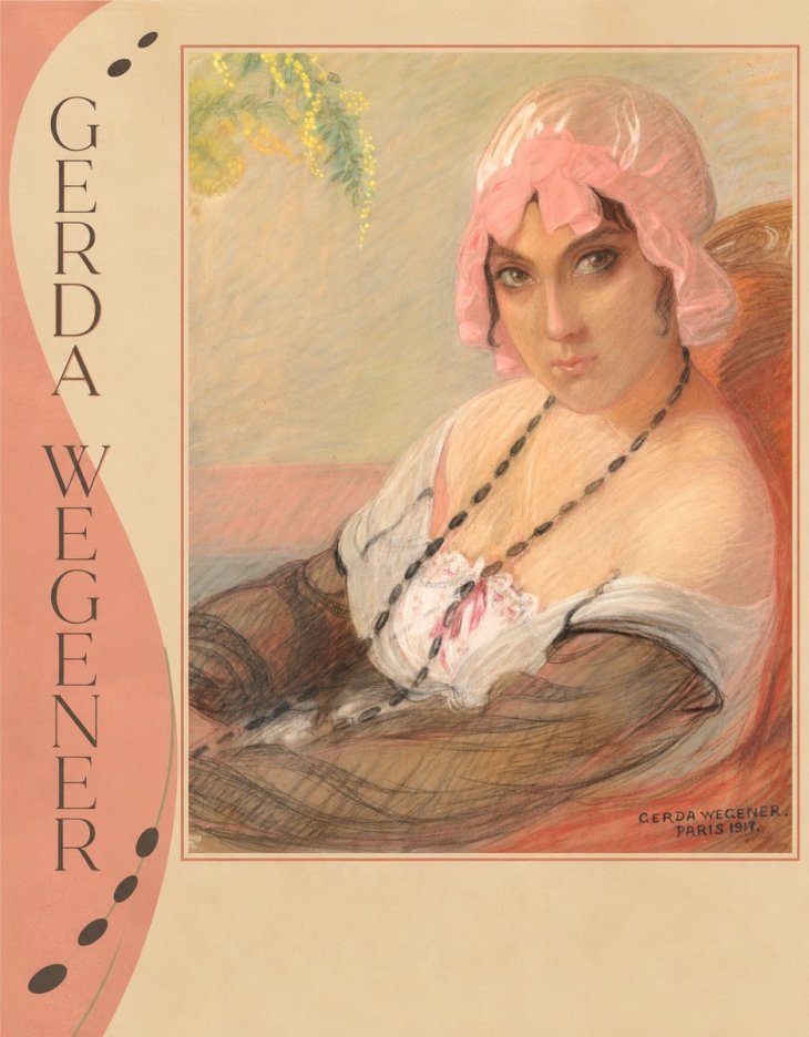 Gerda Wegener Woman in a Pink Bonnet No5 - Poster