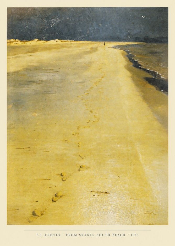 P.S. Krøyer From Skagen South Beach No6 - Poster