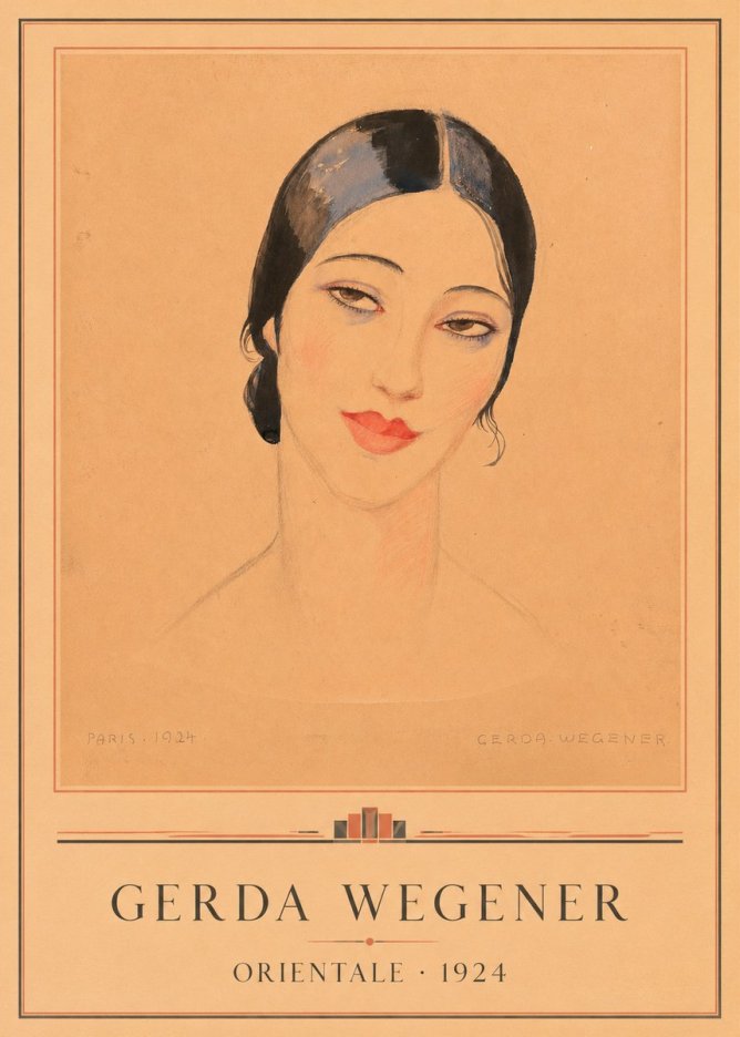 Gerda Wegener Orientale No1 - Poster