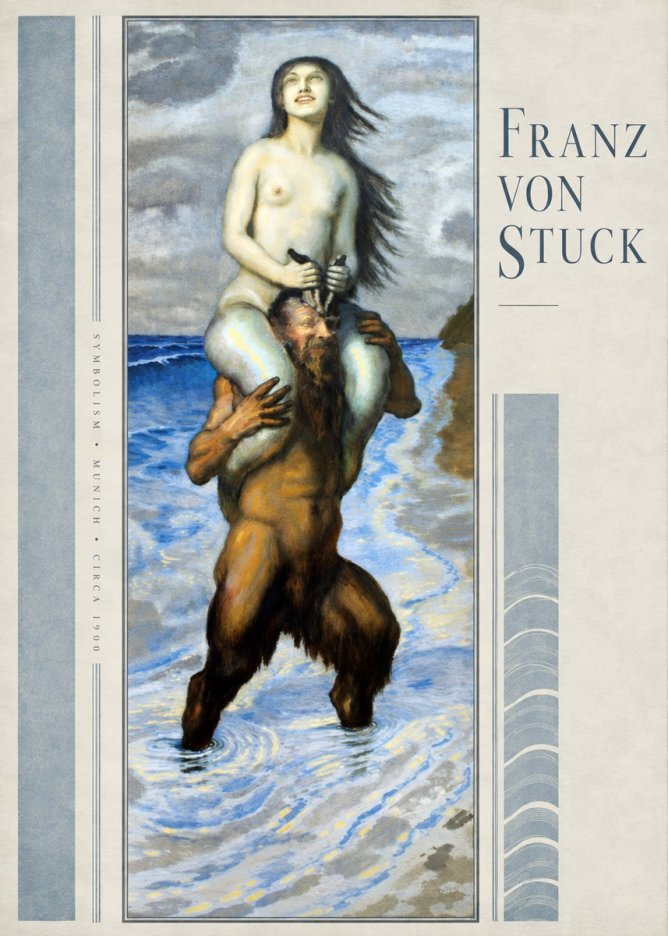 Franz von Stuck The Birth of Venus No5 - Poster