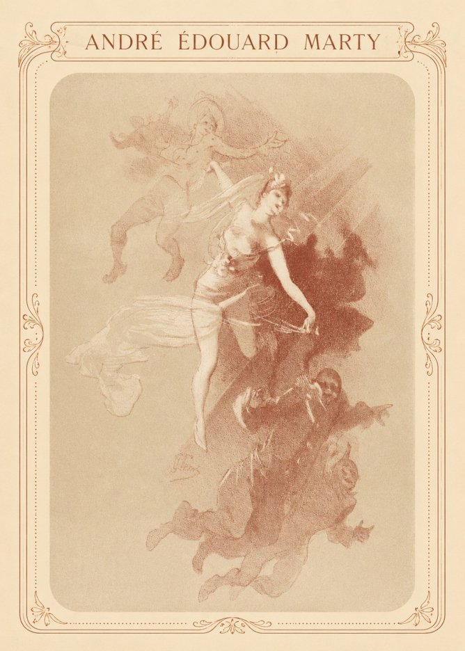 André Édouard Marty The Dance No2 - Poster