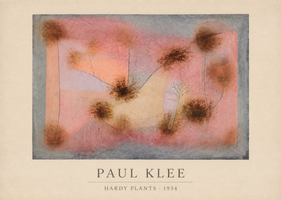 Paul Klee Hardy Plants II No4 - Poster